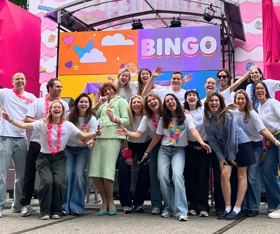 Groep Donnies bij Pride Bingo